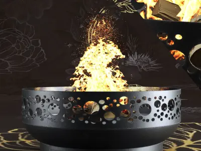 Fire Bowl  3D Model Pack