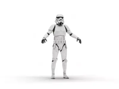 Stormtrooper - Star Wars Low-poly 3D model