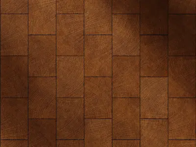 End Grain Wood Floor tile 01 - Seamless Texture