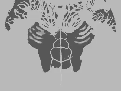 the braniac Low-poly 3D model