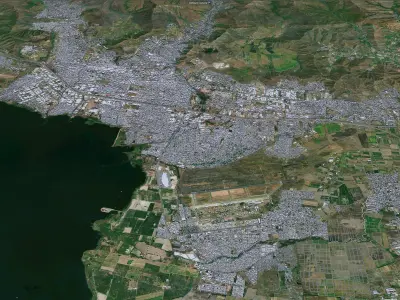 Maracay Aragua Venezuela 35km Low-poly 3D model