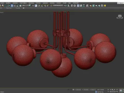 PARSONS CHANDELIER Low-poly 3D model