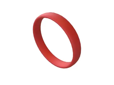 Suzhou Numerals Zero symbol V1 002 Low-poly 3D model