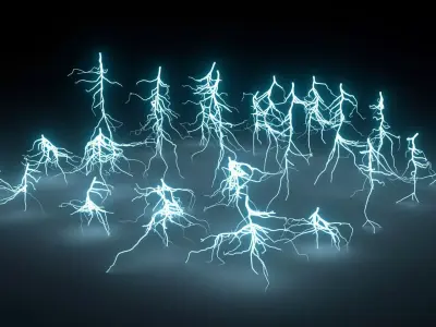 Lightning Pack v24 3D model