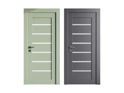 Modern entrance door 78 3D model