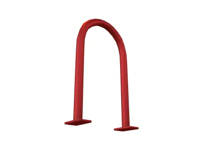 Hoop Rack v1 006 Low-poly 3D model