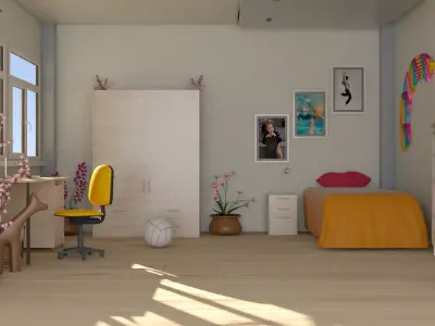 laos Kids Room 3D model