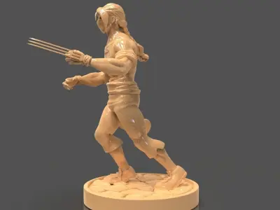 Vega or Balrog Sculpture from Street Fighter 3D print model