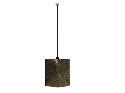 Modern Rustic Pendant Lamp  Realistic 3D Model with PBR Textures Low-poly 3D model