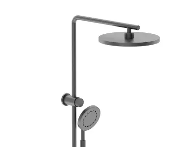 Twin Shower 3D model