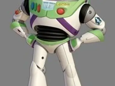 BuzzLightYear buzz lightyear from toy story Low-poly 3D model