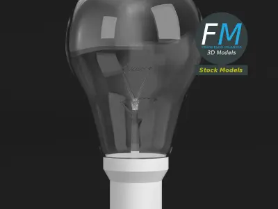 Incandescent light bulb 3D model buy
