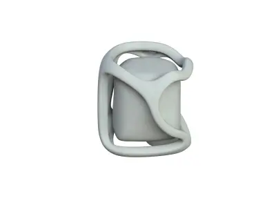 SciFi Shape Object Low Poly 12 Low-poly 3D model