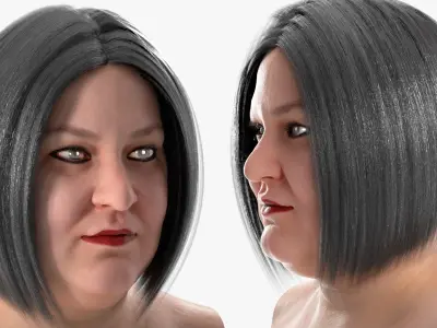  Overweight Woman Busts Collection 