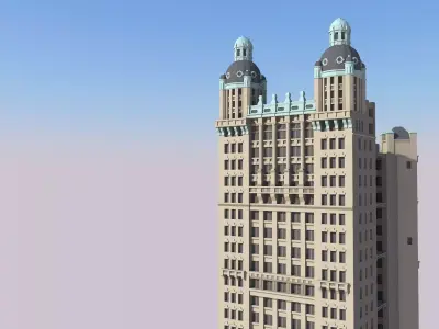 Park Row Building 3D print model