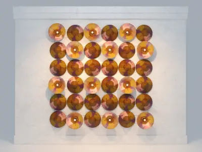 NON LA - WALL ART Low-poly 3D model