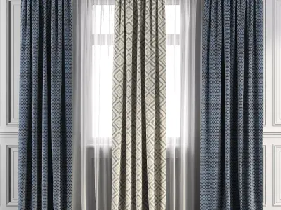 Curtain Set 101 3D model