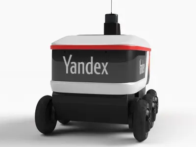 Yandex Delivery Robot 3D model
