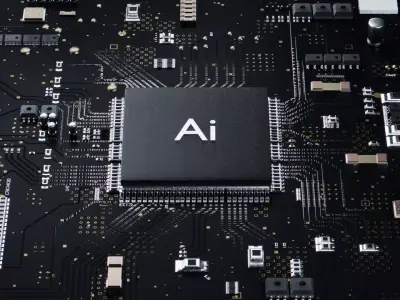 Circuit Board  Low-poly 3D model