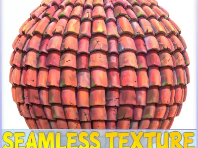 Stylized Roof Seamless Texture Texture