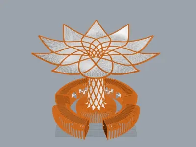 Tree Of Life for EcoPark Low-poly 3D model