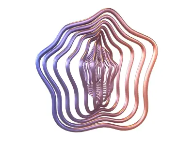 Abstract Sphere v9 005 Low-poly 3D model