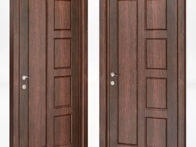 Interior Doors 3d model Low-poly 3D model