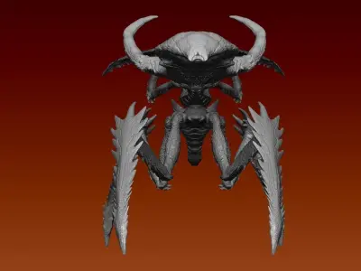 Starship troopers Queens guard bug 3D model