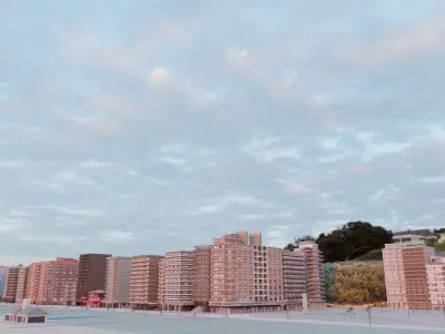 Miramar City Low-poly 3D model