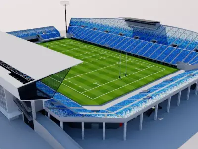 Kumagaya Rugby Ground - Japan 3D model