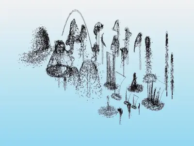 FUENTE DE AGUA REVIT RFA -  WATER SOURCE RFA REVIT  3D model