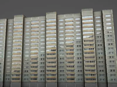 MSK Building 04 Low-poly 3D model