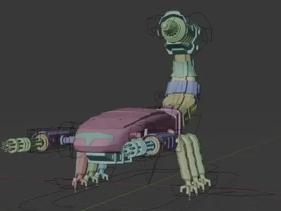 Scorpio War machine  3D model