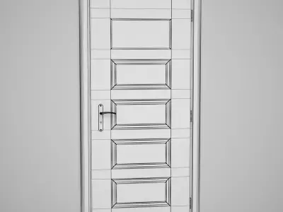 CGAxis Door 3D model 32
