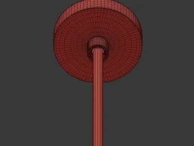 Pendant lamp Work Lamp 3D model
