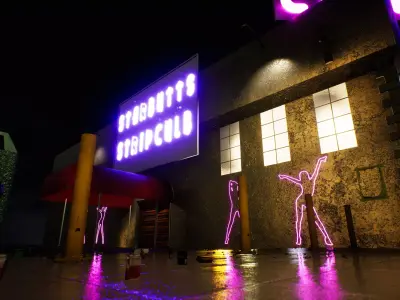 neon sign Free 3D model