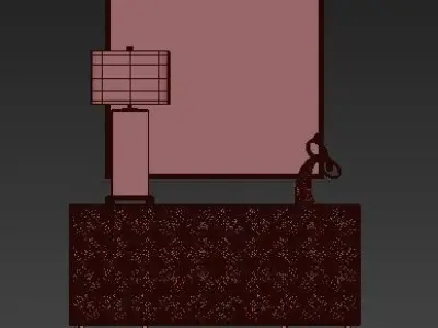 chest of drawers 23 3D model