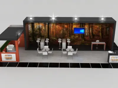 Mode MKL Size 5m x 12 m  Height 350 cm 3D model