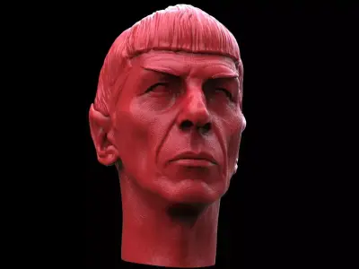 Mr Spock -Leonard Nimoy Head 3D print model