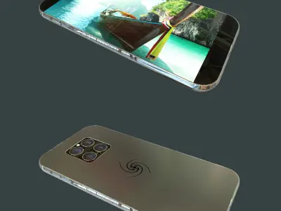 Phone Concept For Game - Low Poly Low-poly 3D model