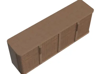 Restoration Hardware Trieste 4-Door Sideboard 3D model