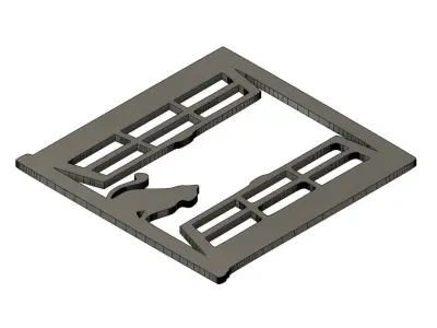 Cat on the Window Decor 3D print model