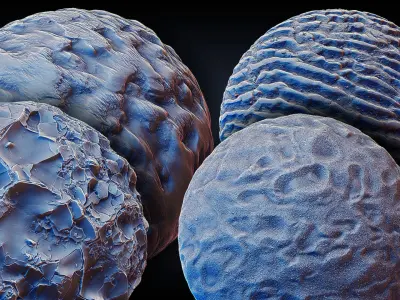 Ultra HQ Terrain Seamless Sculpt Zbrush brushes and Alphas Vol6 3D model