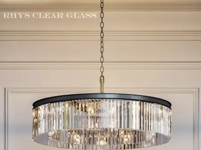 Rhys Clear Glass 3D model