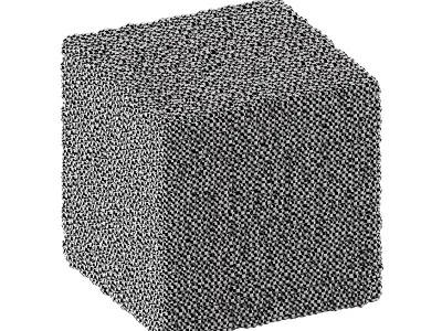 FLUFFY SQUARE POUF SEATING