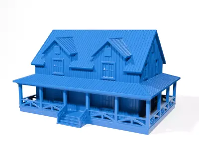 North American house 2 3D print model