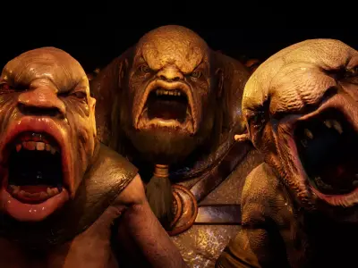 Pack of Trolls 2 Low-poly 3D model