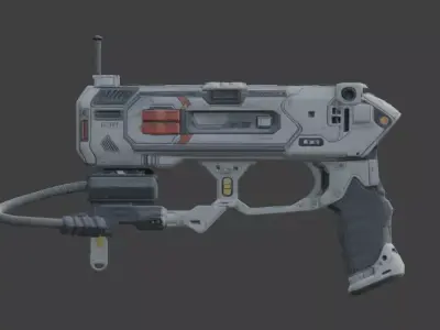 Advanced Sci-Fi Multi-Tool 3D Model Low-poly 3D model