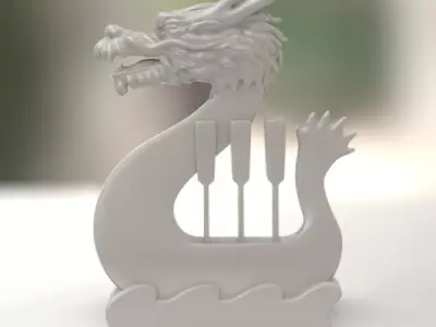 Dragon Boat 3D print model