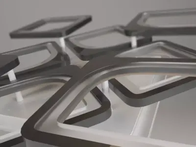 LED lamp  3D model